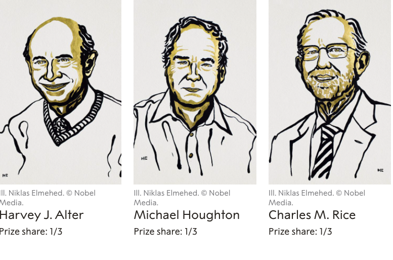 Nobel Prize in medicine awarded to hepatitis C pioneers