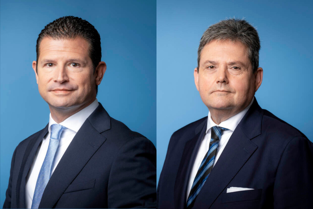 Dirk Beljaarts, Minister of Economic Affairs, and C.A. Jansen, State Secretary for Infrastructure and Water Management