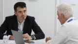 Ion Arocena, CEO of Asebio, talking with European Biotechnology at BioSpain 2025 in Barcelona