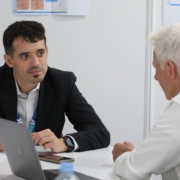 Ion Arocena, CEO of Asebio, talking with European Biotechnology at BioSpain 2025 in Barcelona