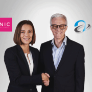 Samanta Cimitan, CEO of the Celonic Group and Stephan Fritschi, CEO of CARBOGEN AMCIS