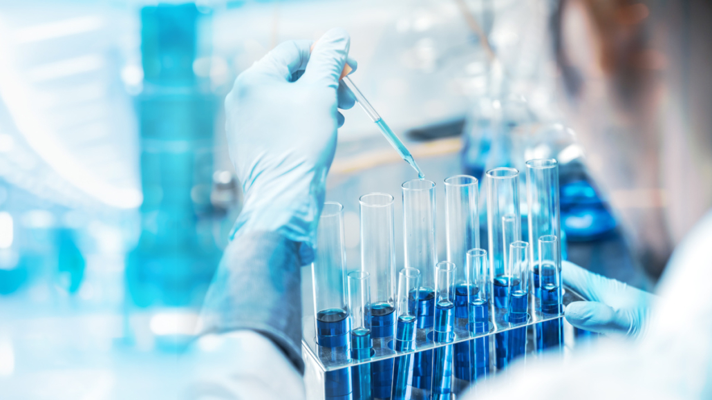 banner background, health care researchers working in life science laboratory, medical science technology research work for test a vaccine, coronavirus covid-19 vaccine protection cure treatment