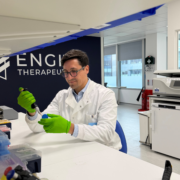 Engitix CEO Giuseppe Mazza in Lab