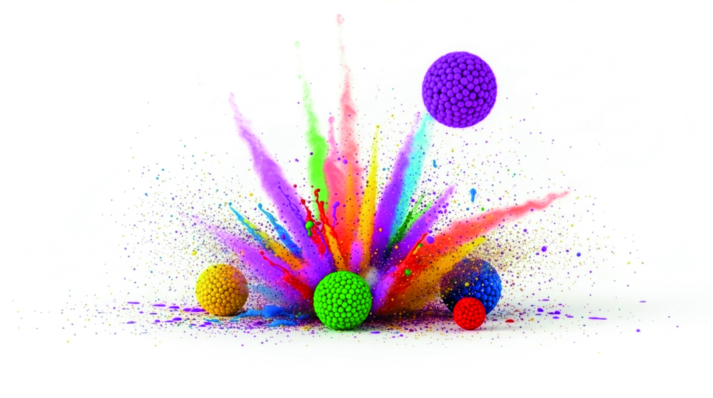 exploding cells colors