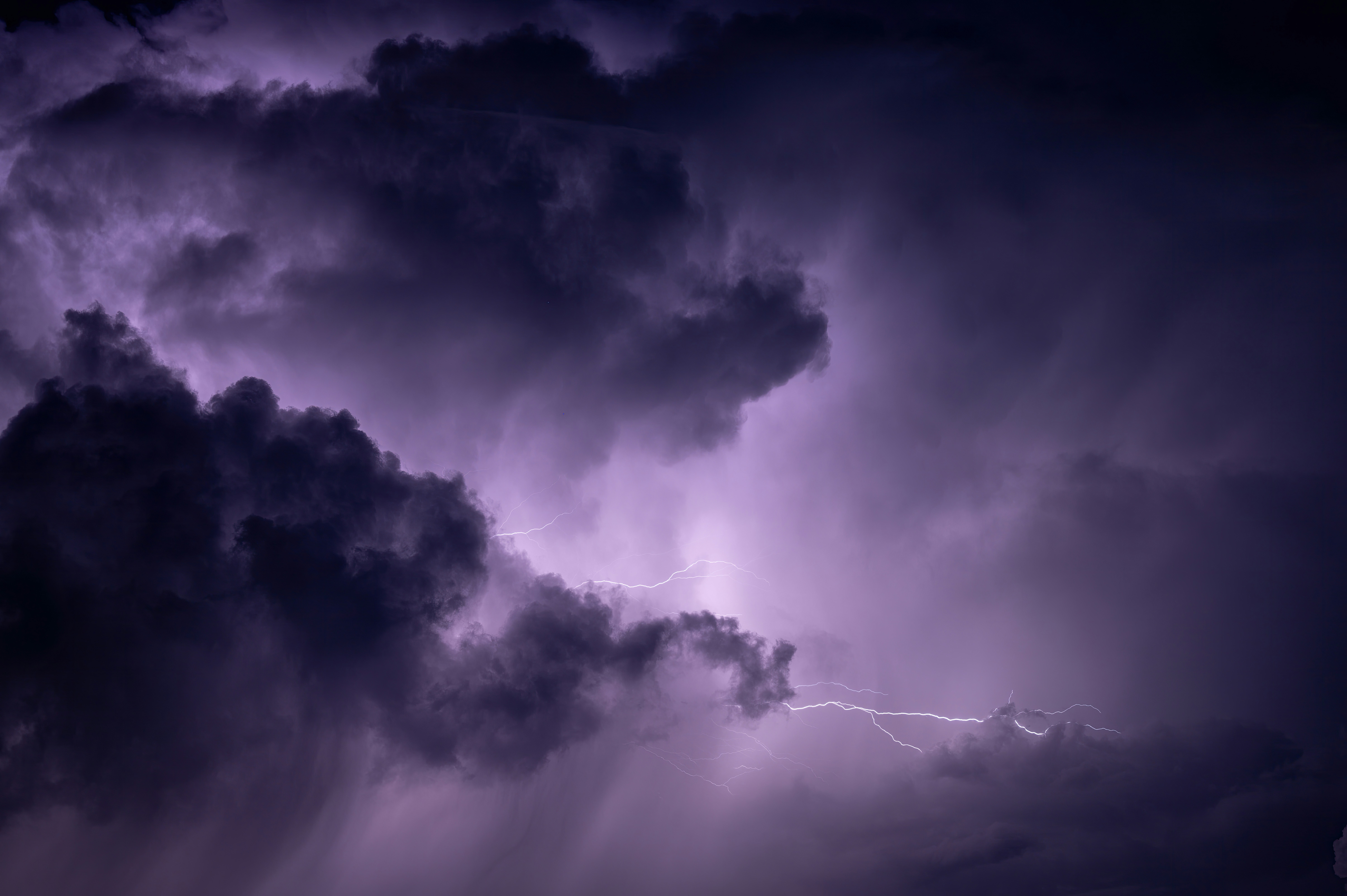 lightning strike storm