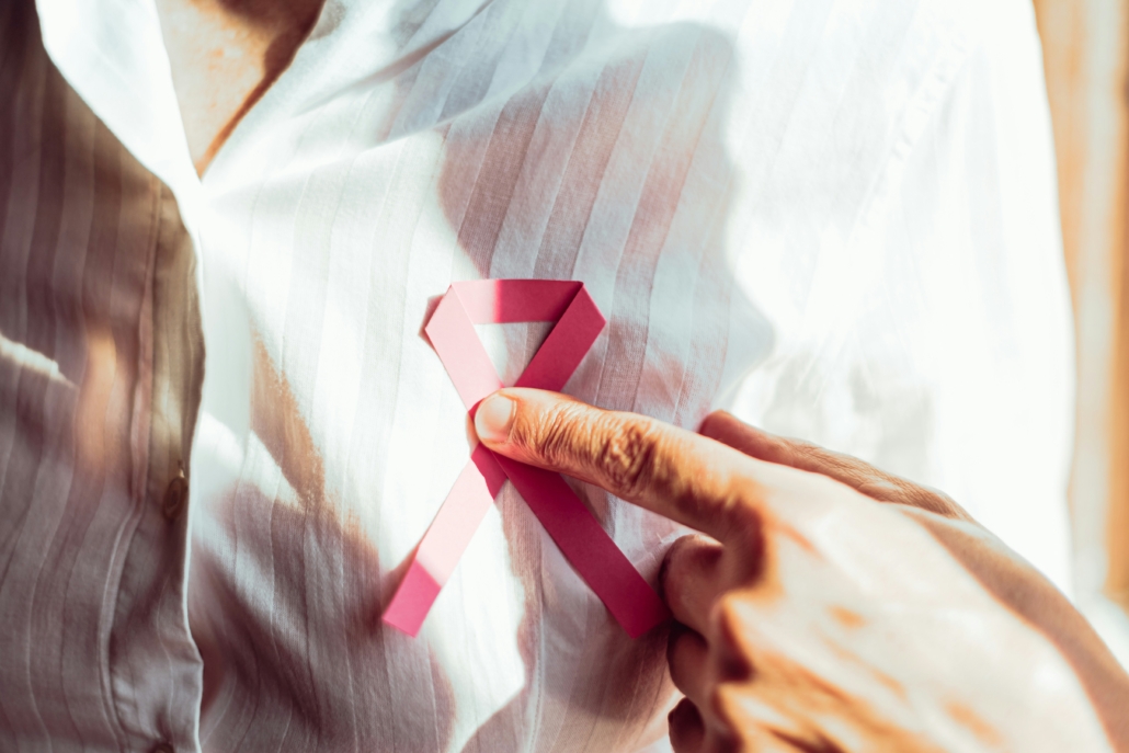 pink ribbon breast cancer awareness