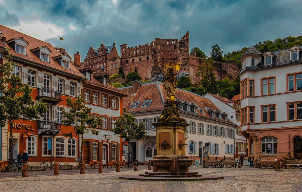 heidelberg city center germany