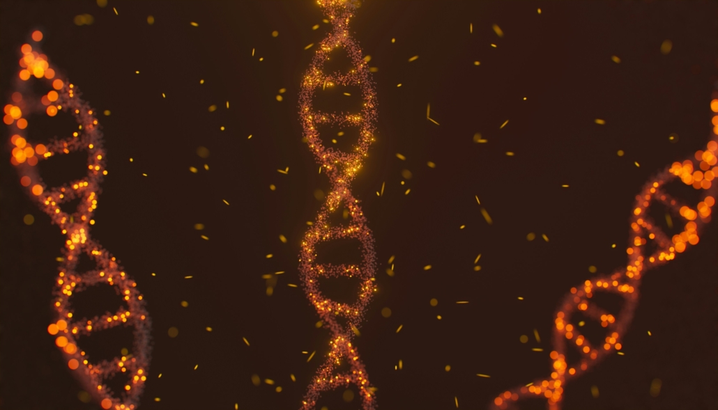 DNA molecule abstract