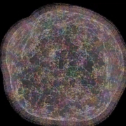 A network of distances of proteins on a cellsurface, illustrated by Pixelgen´s proximity technology