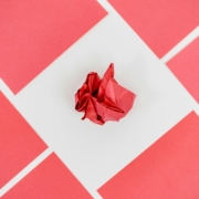 scrap paper red