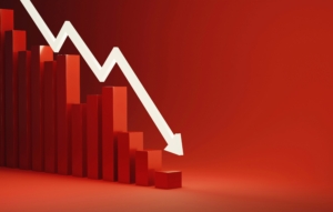 stock falling down