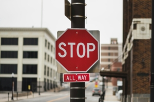 stop sign street