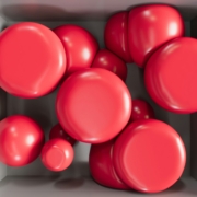 red cells model 3D