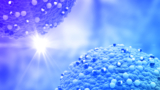 3D medical background with abstract virus cells