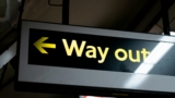 way out sign exit