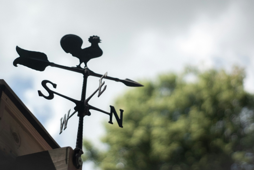 rooster weather vane