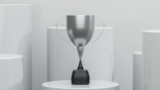 silver trophy