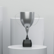 silver trophy
